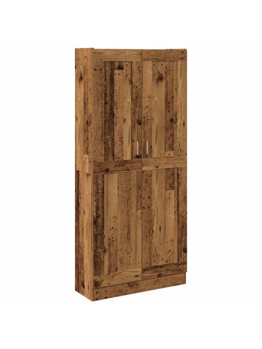 Skříň old wood 82,5 x 30,5 x 185 cm kompozitní dřevo