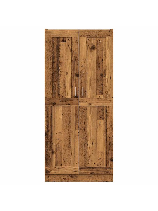 Skříň old wood 82,5 x 30,5 x 185 cm kompozitní dřevo