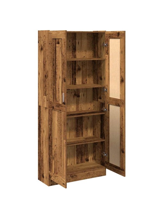 Skříň old wood 82,5 x 30,5 x 185 cm kompozitní dřevo
