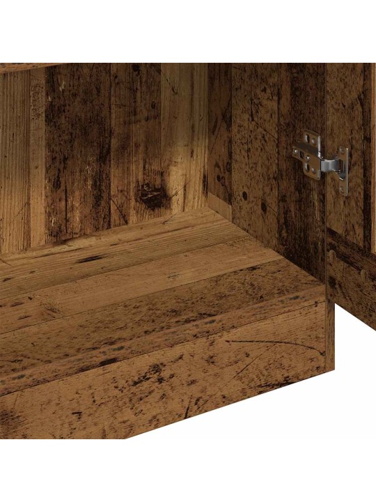 Skříň old wood 82,5 x 30,5 x 185 cm kompozitní dřevo