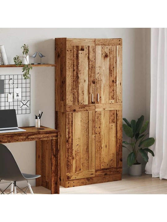 Skříň old wood 82,5 x 30,5 x 185 cm kompozitní dřevo