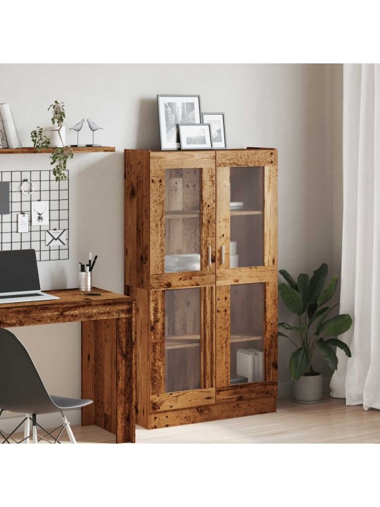 Skříň old wood 82,5 x 30,5 x 150 cm kompozitní dřevo