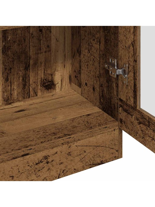 Skříň old wood 82,5 x 30,5 x 185 cm kompozitní dřevo