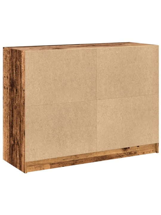Příborník old wood 102 x 37 x 75,5 cm kompozitní dřevo