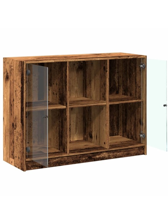 Příborník old wood 102 x 37 x 75,5 cm kompozitní dřevo