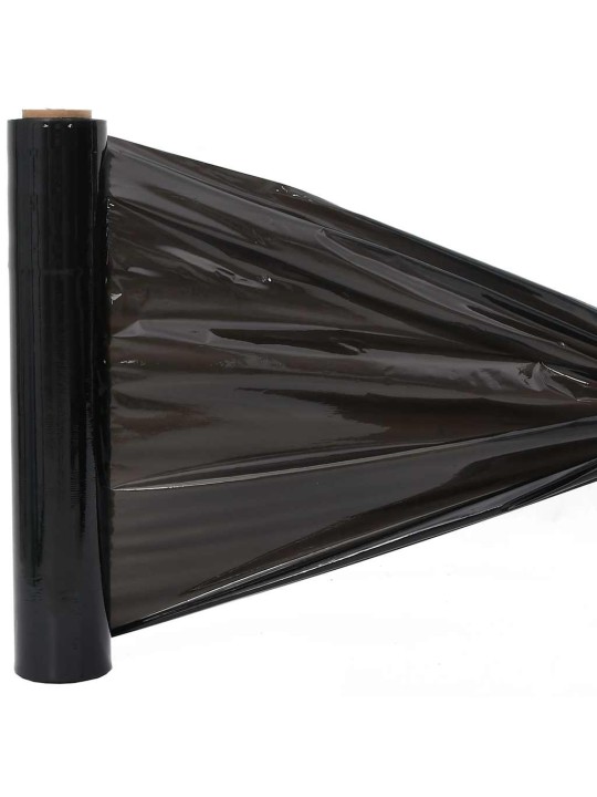 Stretch fólie 2 ks černá 23 μm 50 cm x 300 m