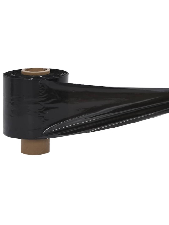 Stretch fólie 10 ks, černá, 23 µm, 10 cm x 300 m