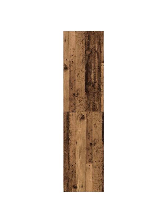 Šatní skříň old wood 100 x 50 x 200 cm kompozitní dřevo