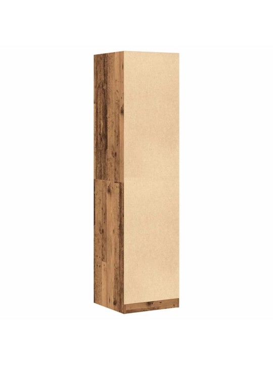 Šatní skříň old wood 50 x 50 x 200 cm kompozitní dřevo