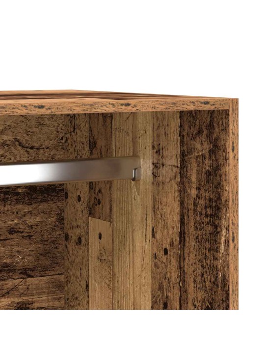 Šatní skříň old wood 50 x 50 x 200 cm kompozitní dřevo
