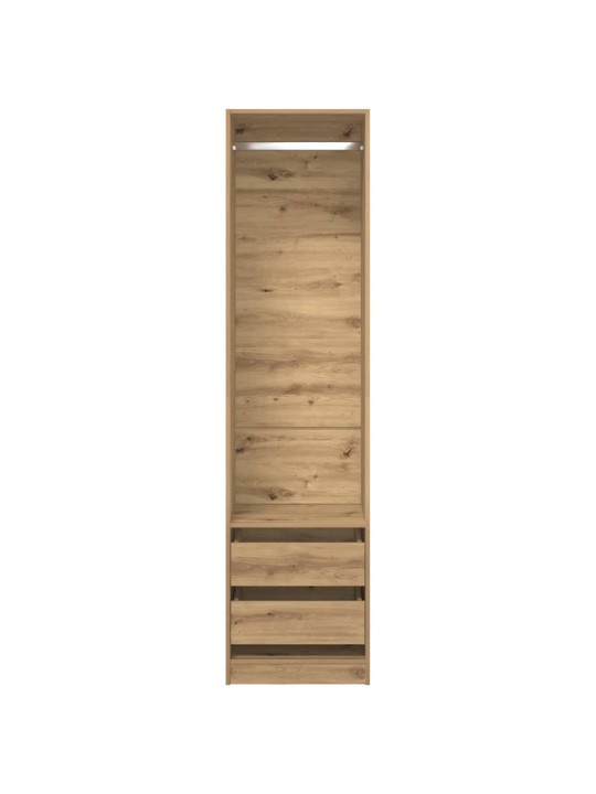 Šatní skříň dub artisan 50 x 50 x 200 cm kompozitní dřevo