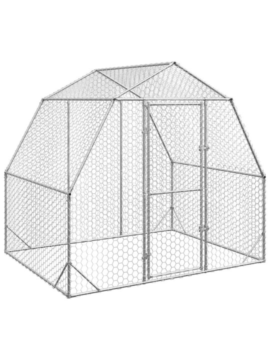 Výběh pro slepice 2,5x2x2,25 m pozinkovaná ocel