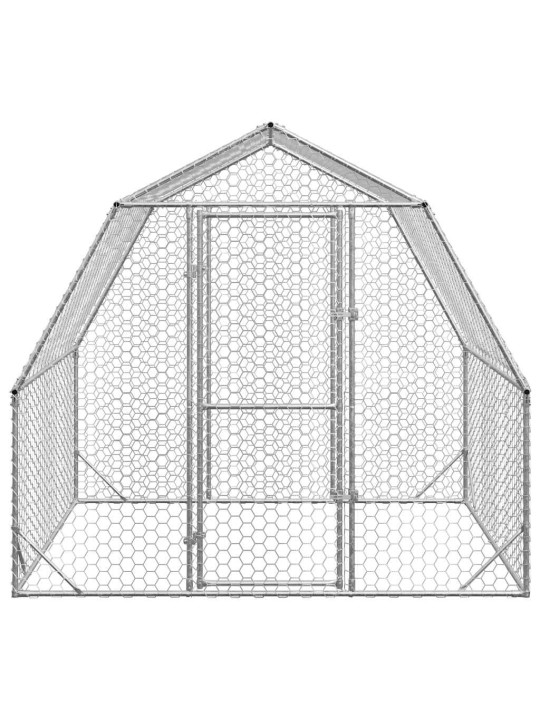 Výběh pro slepice 2,5x2x2,25 m pozinkovaná ocel