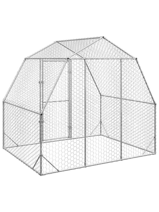 Výběh pro slepice 2,5x2x2,25 m pozinkovaná ocel