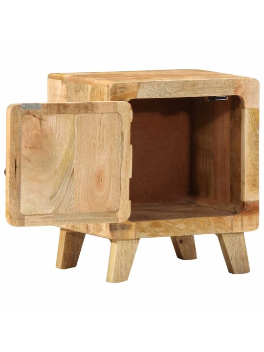 Noční stolek 40x32x46 cm masivní hrubé mangovníkové dřevo