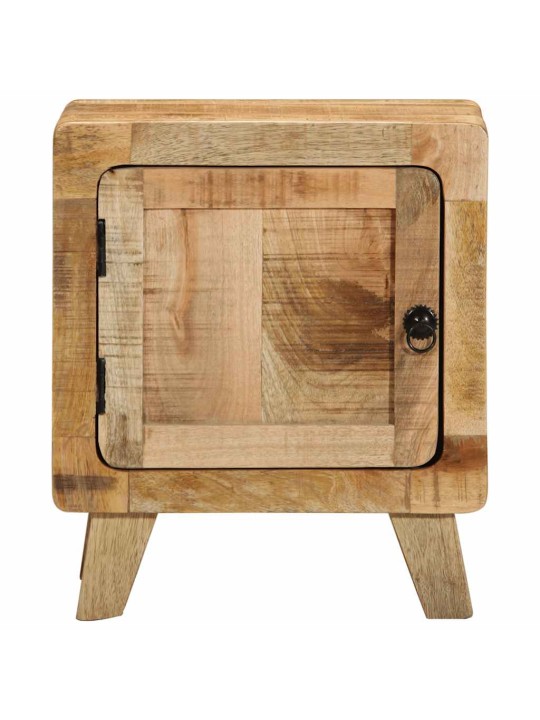 Noční stolky 2 ks 40x32x46 cm masivní hrubé mangovníkové dřevo