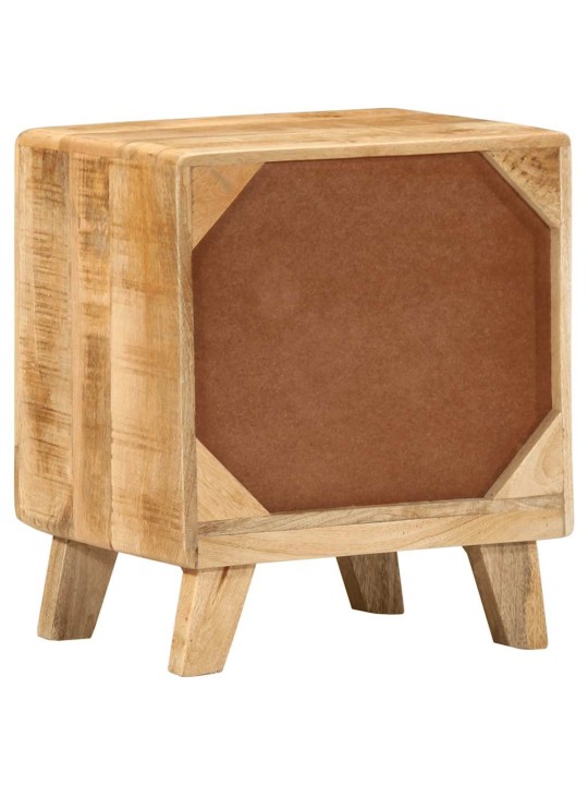 Noční stolky 2 ks 40x32x46 cm masivní hrubé mangovníkové dřevo