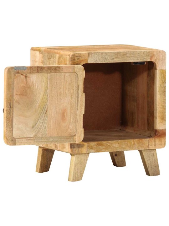 Noční stolky 2 ks 40x32x46 cm masivní hrubé mangovníkové dřevo
