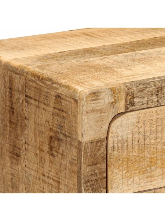 Noční stolky 2 ks 40x32x46 cm masivní hrubé mangovníkové dřevo