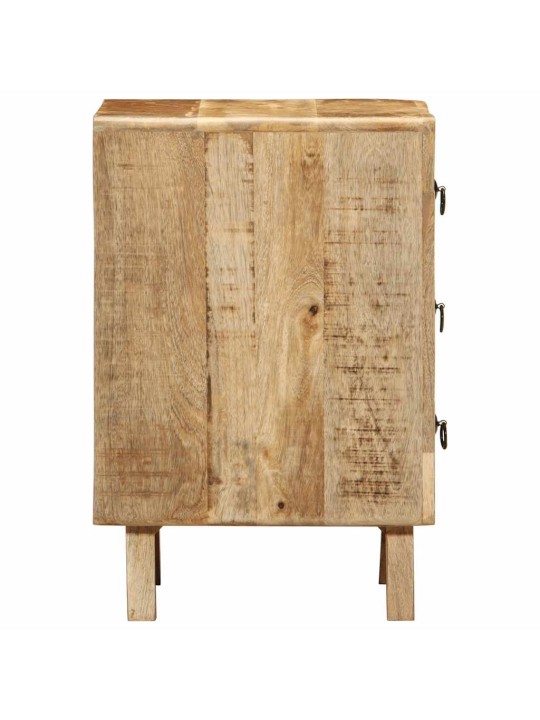Noční stolek 37x32x50 cm masivní hrubé mangovníkové dřevo