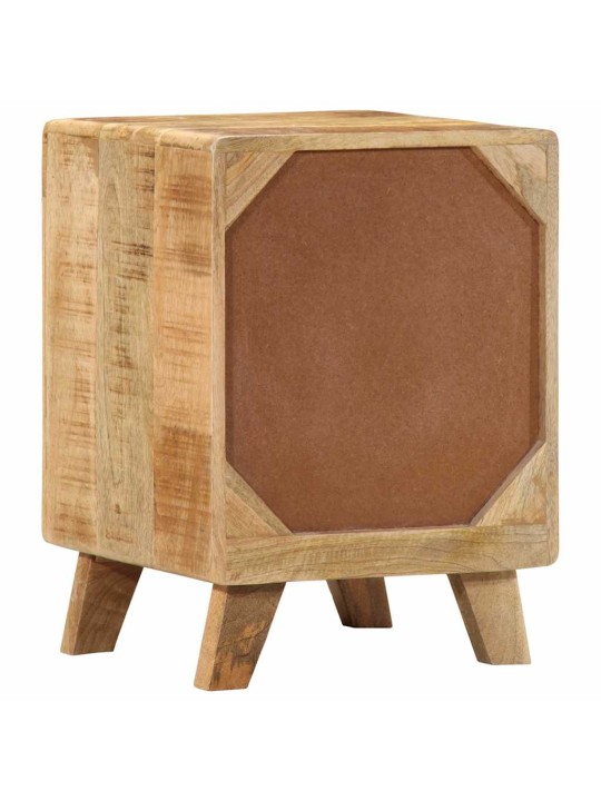 Noční stolky 2 ks 37x32x50 cm masivní hrubé mangovníkové dřevo