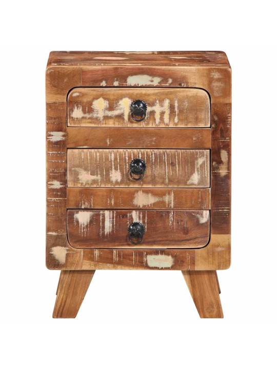 Noční stolky 2 ks 37x32x50 cm masivní recyklované dřevo