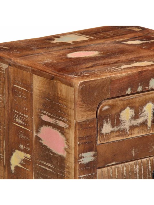 Noční stolky 2 ks 37x32x50 cm masivní recyklované dřevo