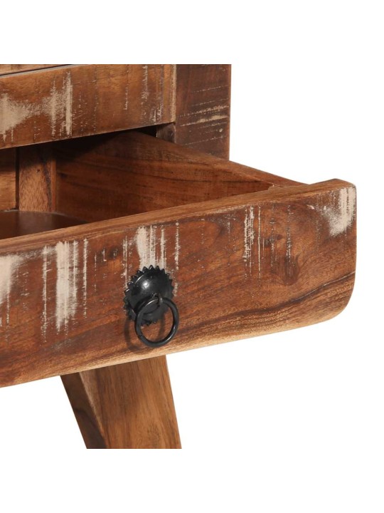 Noční stolky 2 ks 37x32x50 cm masivní recyklované dřevo