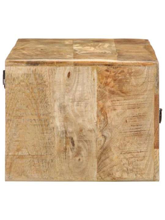 Nástěnná tv skříňka 100x32x25 cm masivní dřevo, surové mango