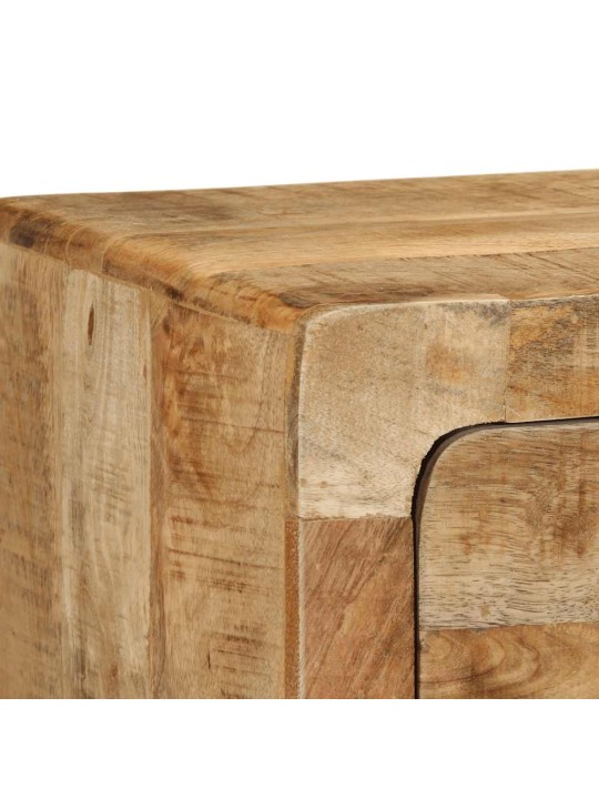 Nástěnná tv skříňka 100x32x25 cm masivní dřevo, surové mango