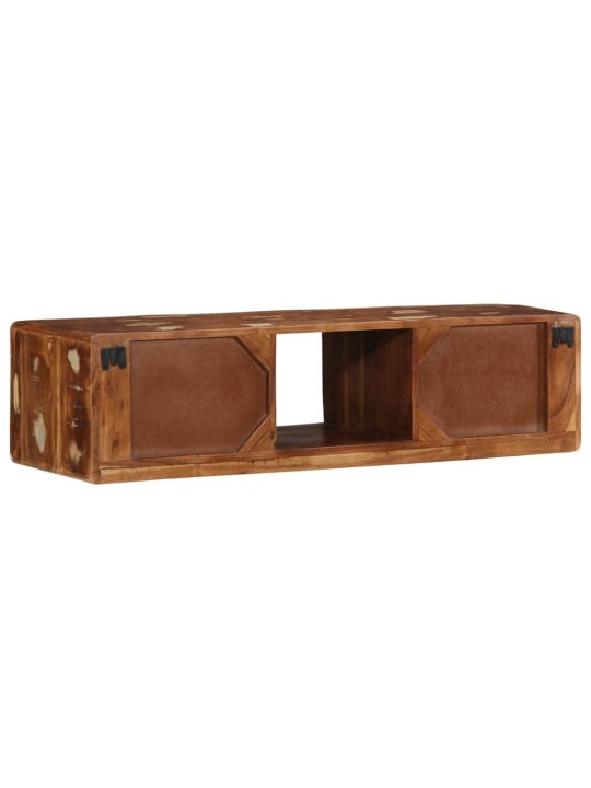 Nástěnná tv skříňka 100x32x25 cm masivní recyklované dřevo