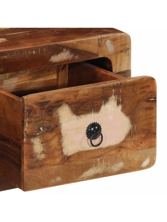 Nástěnná tv skříňka 100x32x25 cm masivní recyklované dřevo