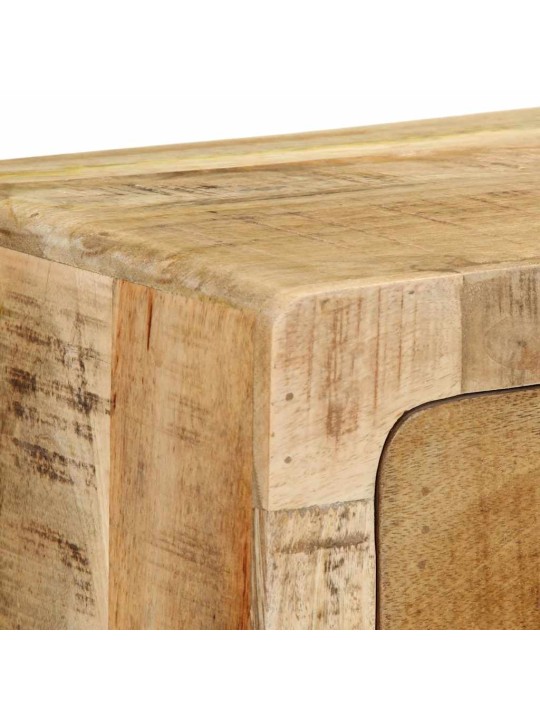 Nástěnná tv skříňka 100x32x25 cm masivní dřevo, surové mango