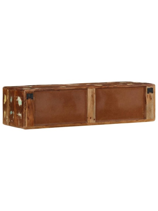 Nástěnná tv skříňka 100x32x25 cm masivní recyklované dřevo