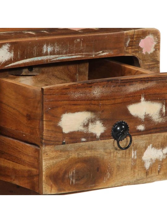 Nástěnná tv skříňka 100x32x25 cm masivní recyklované dřevo
