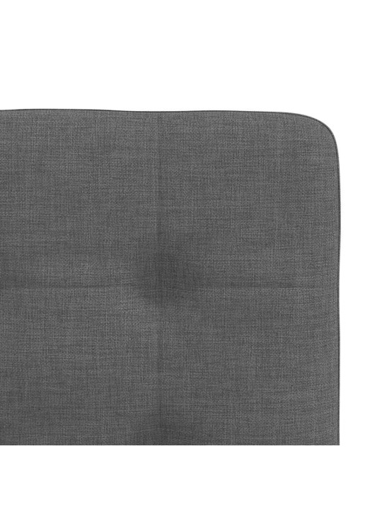 Jídelní židle 2 ks tmavě šedé textil