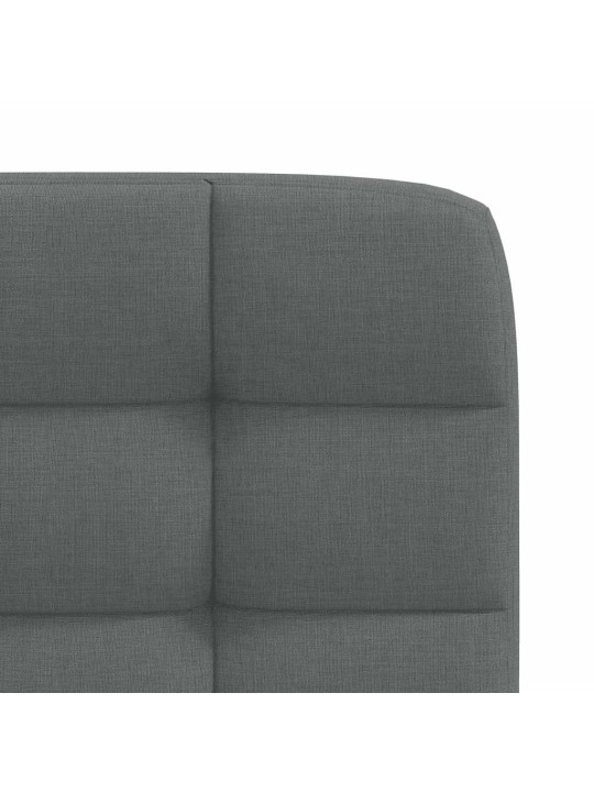 Jídelní židle 2 ks tmavě šedé textil