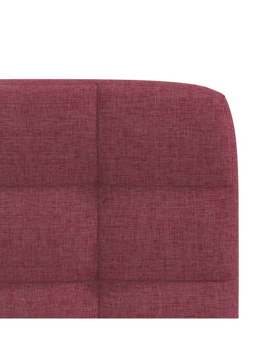 Jídelní židle 2 ks vínové textil