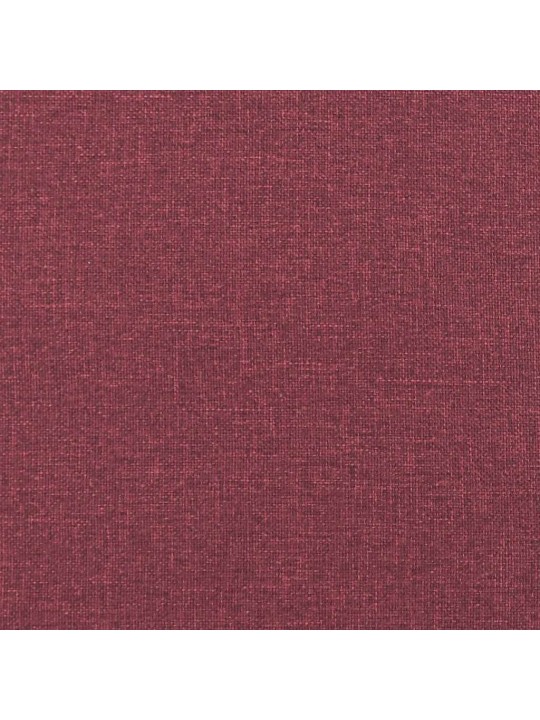 Jídelní židle 2 ks vínové textil