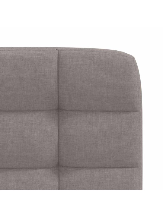 Jídelní židle 2 ks taupe textil