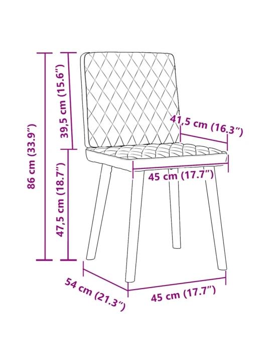 Jídelní židle 2 ks tmavě šedé textil