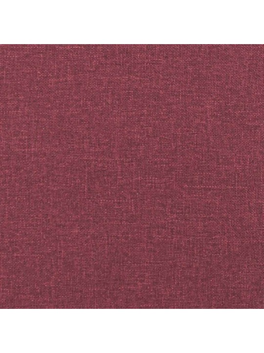 Jídelní židle 2 ks vínové textil