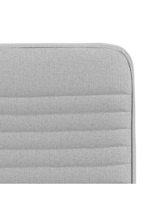 Otočné jídelní židle 2 ks oblak šedá textil