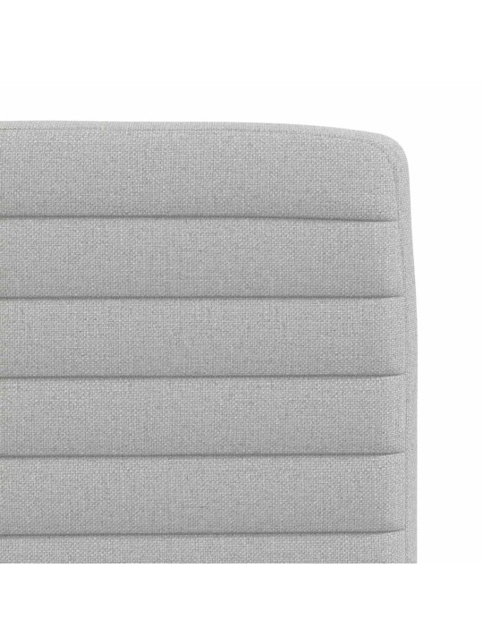 Otočné jídelní židle 2 ks oblak šedá textil