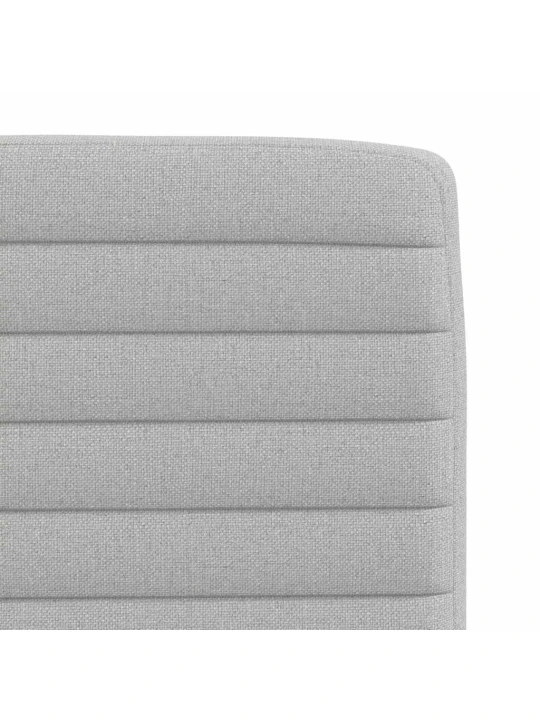 Otočné jídelní židle 2 ks oblak šedá textil
