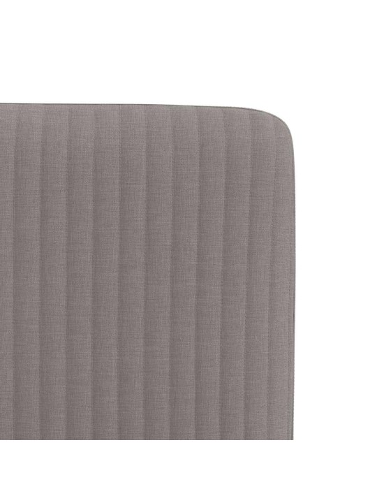 Jídelní židle 2 ks taupe textil