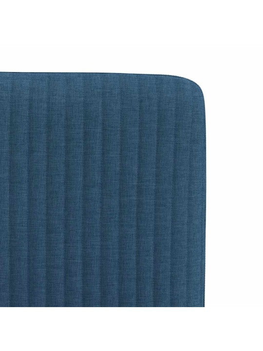 Jídelní židle 2 ks modré textil