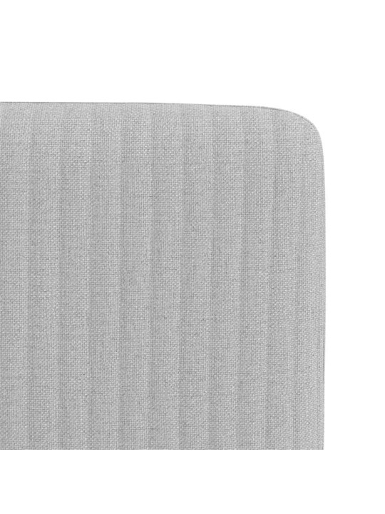 Otočné jídelní židle 2 ks oblak šedá textil