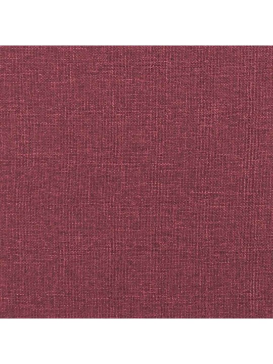 Jídelní židle 2 ks vínové textil