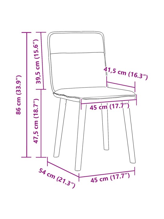 Jídelní židle 4 ks tmavě zelené textil